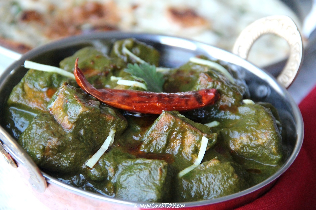 PALAK PANEER (Indian Cottage Cheese in a Spinach Curry)